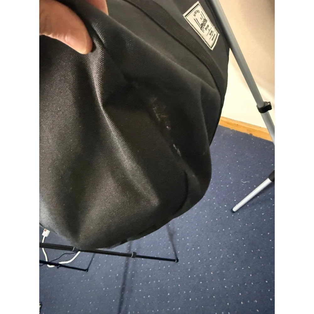 Herschel Supply Co Red Bull Flight‎ Academy Black Duffel Bag Travel Gym Bag